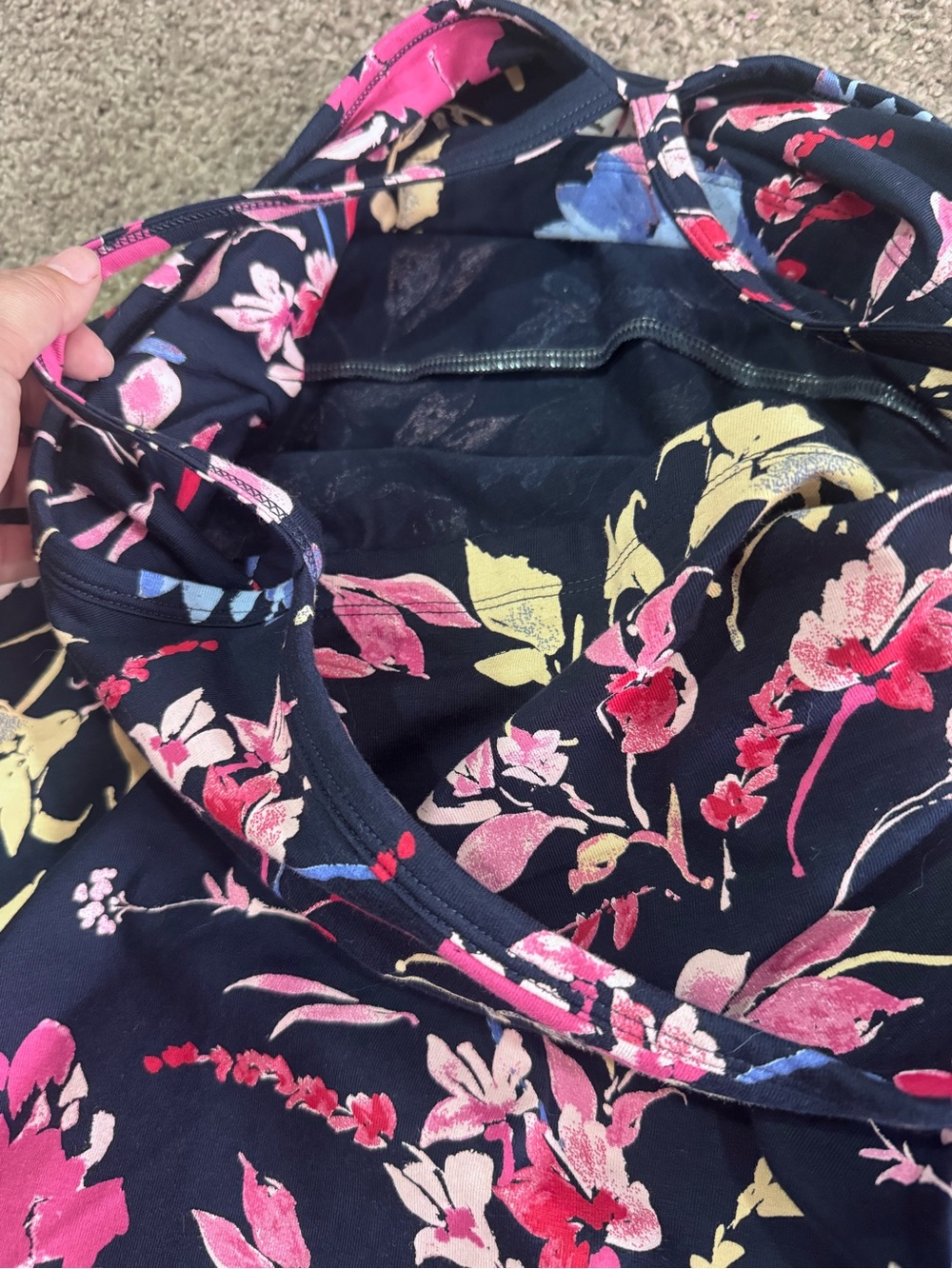 Pact organic cotton Floral fit and flare Midi Dress in day spring blooms. - Picture 11 of 11